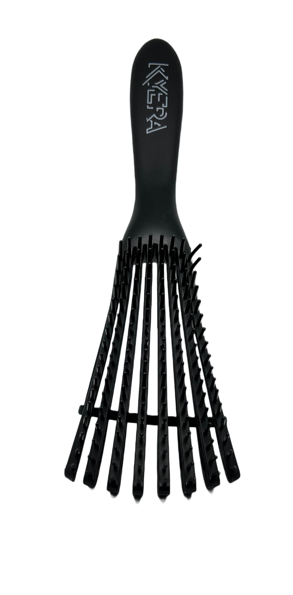 Flexible Soft Bristle Vent Design Wet Detangler Hair Brush For Natural