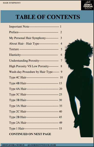 Hair Symphony -The Step-By-Step Guide to Mastering Your Hair Type (Paperback Version)