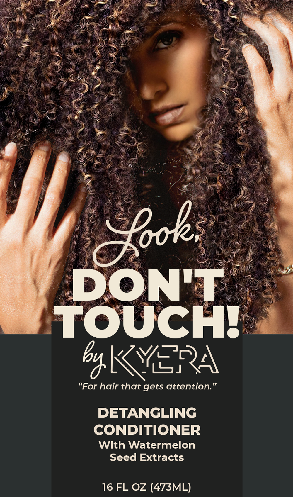 Look, Don't Touch! Hair Detangling Conditioner